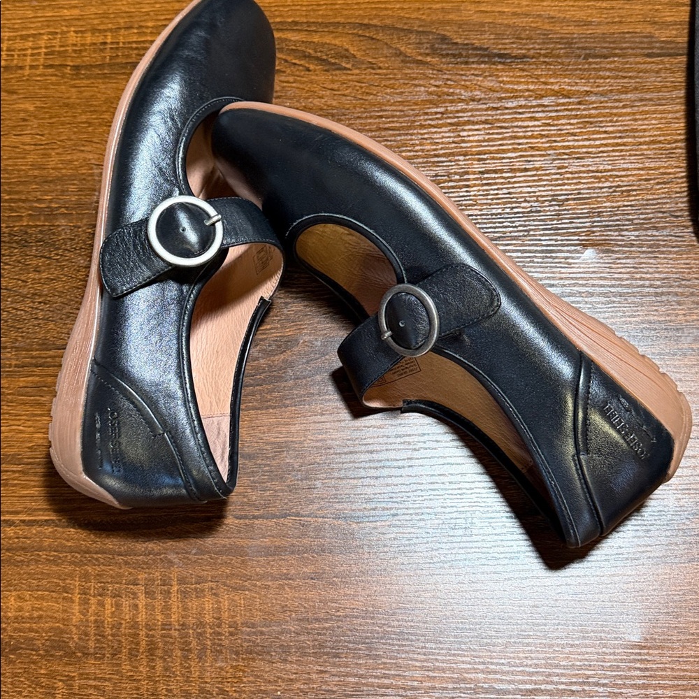 Josef Seibel  Black Mary Jane Dress Shoes